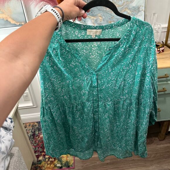 CYNTHIA ROWLEY BLOUSE - Picture 1 of 1
